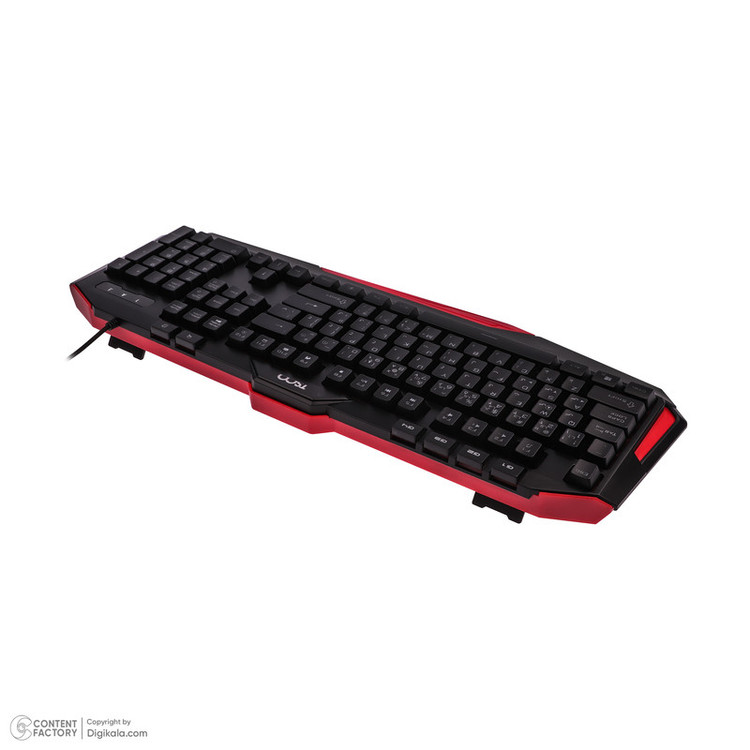 کیبورد گیمینگ تسکو مدل GKM 8205 به همراه موس، Full-size، نورپردازی RGB