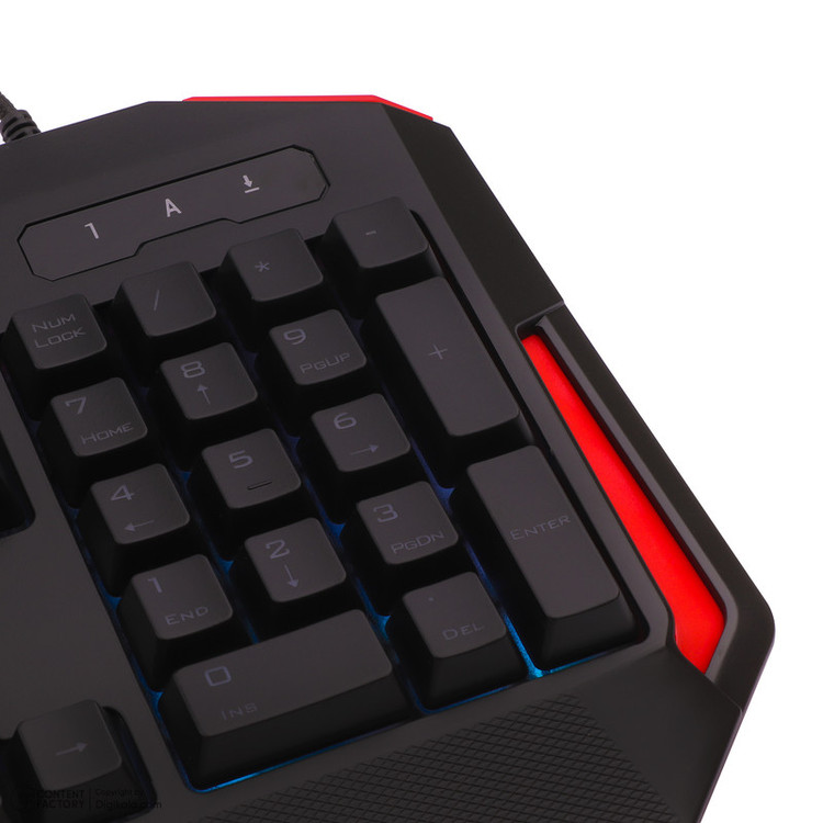 کیبورد گیمینگ تسکو مدل GKM 8205 به همراه موس، Full-size، نورپردازی RGB