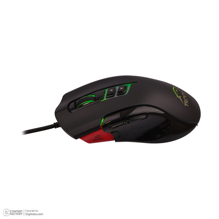 کیبورد گیمینگ تسکو مدل GKM 8205 به همراه موس، Full-size، نورپردازی RGB