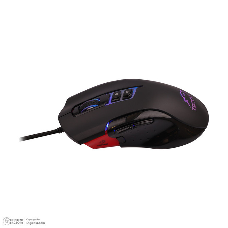 کیبورد گیمینگ تسکو مدل GKM 8205 به همراه موس، Full-size، نورپردازی RGB