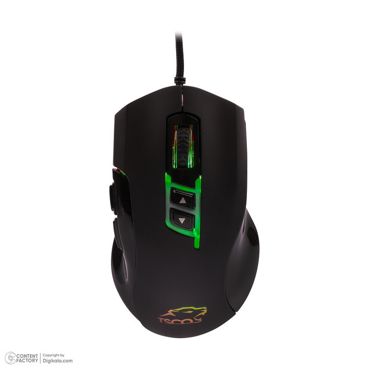 کیبورد گیمینگ تسکو مدل GKM 8205 به همراه موس، Full-size، نورپردازی RGB