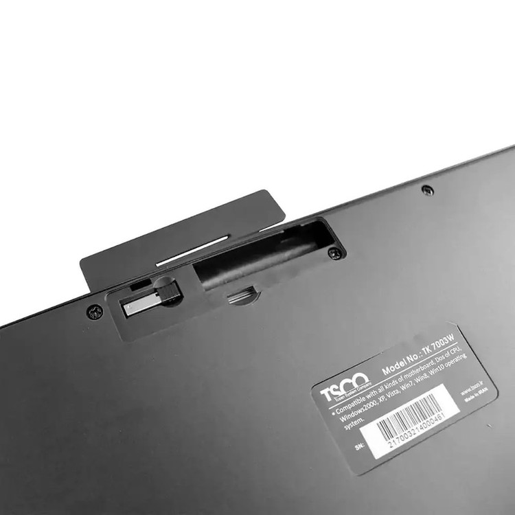 کیبورد بی سیم تسکو مدل TK 7003w با حروف فارسی