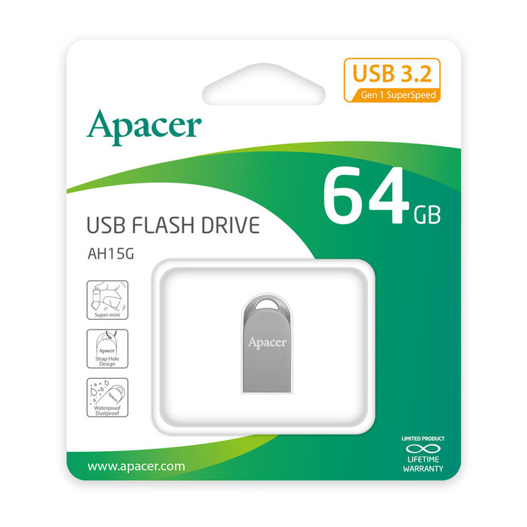 فلش مموری اپیسر مدل AH 15G ظرفیت 64 گیگابایت