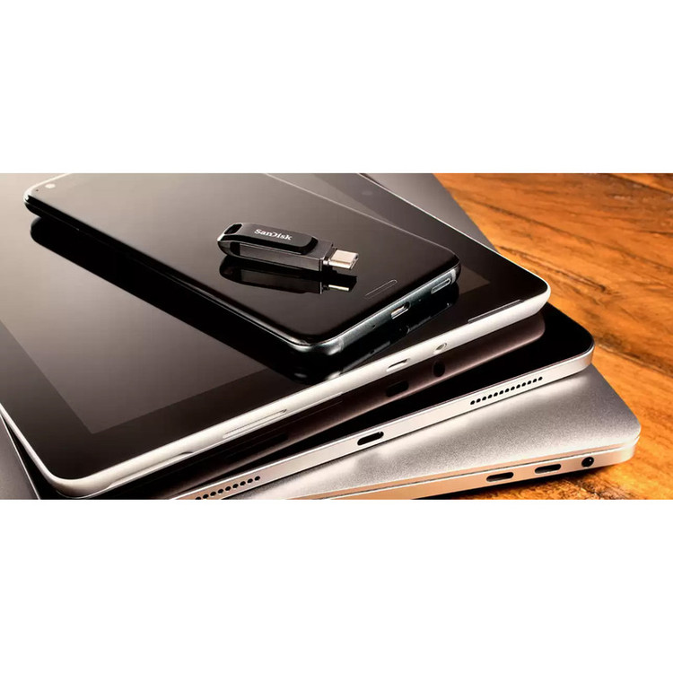 فلش مموری سن دیسک مدل Ultra Dual Drive Go ظرفیت 128 گیگابایت با رابط USB-C