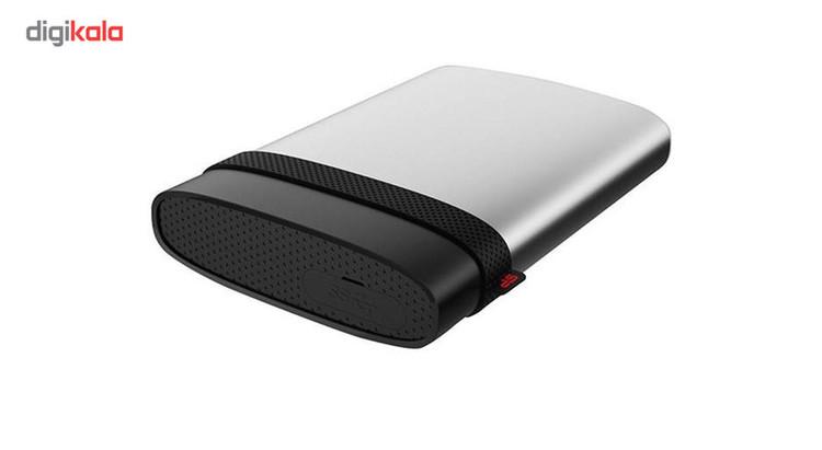 هارد اکسترنال سیلیکون پاور مدل Armor A85 ظرفیت دو ترابایت دارای رابط USB Type-A 3.2