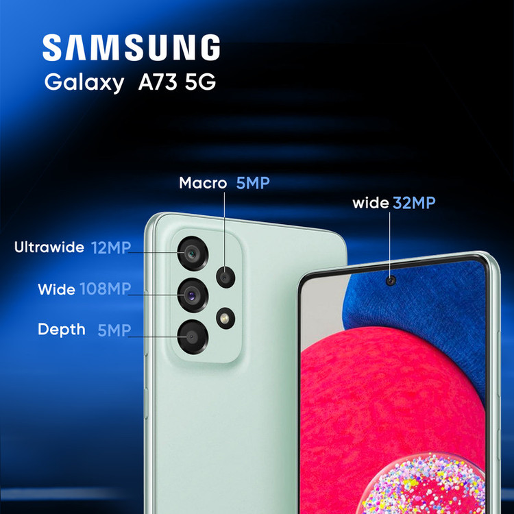 گوشی موبایل سامسونگ مدل Galaxy A73 5G SM-A736B/DS دو سیم کارت ظرفیت 128 گیگابایت و رم 8 گیگابایت(کارکرده)
